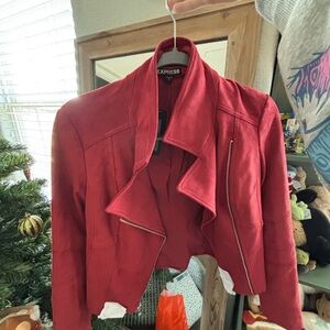 Express Women's Bold Red Blazer
